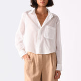 The BELLE, Cotton Silk Sheer Stripe