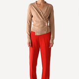 The Wrap CARDIGAN, Camel Cashmere Blend
