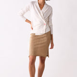 The Wrap CARDIGAN, Cream Cashmere Blend