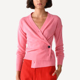 The Wrap CARDIGAN, Bubble Pink Cashmere Blend