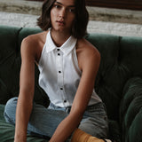 The VEST TOP, Royal Twill Egyptian Cotton