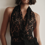 The HALTER, Black Lace