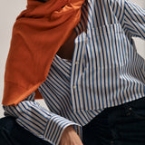 The Wrap CARDIGAN, Orange 12g 100% Cotton