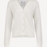 The (waist-length) Wrap CARDIGAN, White 5g 100% Cotton