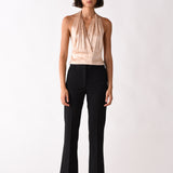The HALTER Top, 100% Sueded Silk