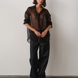 The MR. BIG Shirt, 100% Sheer Silk Chiffon
