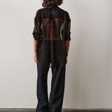 The MR. BIG Shirt, 100% Sheer Silk Chiffon