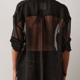 The MR. BIG Shirt, 100% Sheer Silk Chiffon