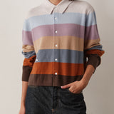 The RUGBY, Cardigan, Mojave Stripe