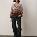 The RUGBY, Cardigan, Mojave Stripe