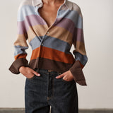 The RUGBY, Cardigan, Mojave Stripe