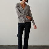 The WRAP Cardigan, Heather Grey