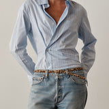 The DAILY Shirt, Soft Blue Cotton Needle