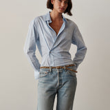 The DAILY Shirt, Soft Blue Cotton Needle