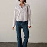 The BELLE, Lilac Needle Stripe