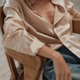 The MEN'S Shirt, 100% Sueded Silk