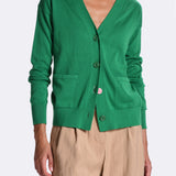 The Wrap CARDIGAN, Grass 12g 100% Cotton*