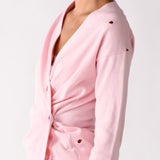 The Wrap CARDIGAN LOVE Embroidery, 100% Cotton