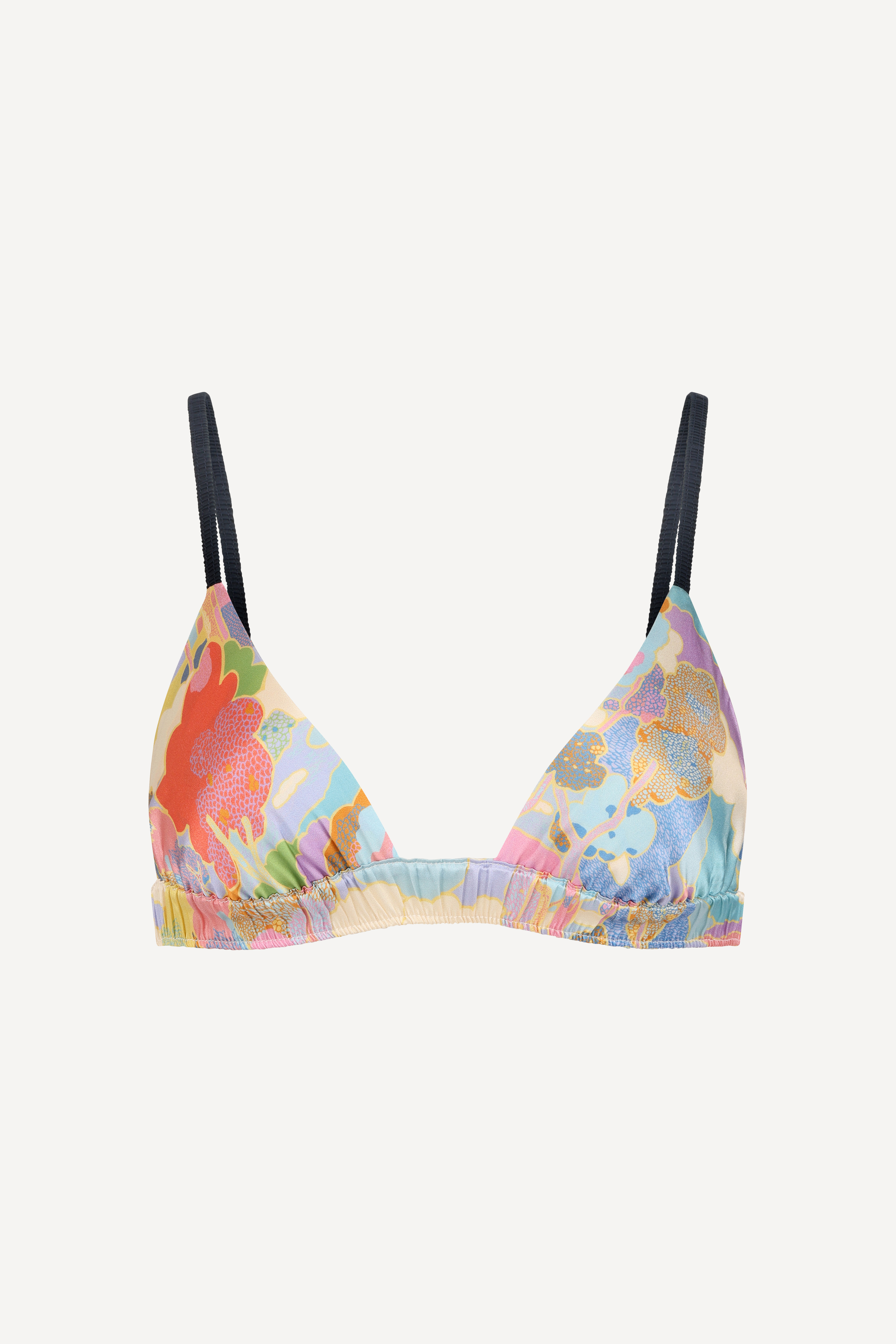 The TRIANGLE BRALETTE, 100% Silk