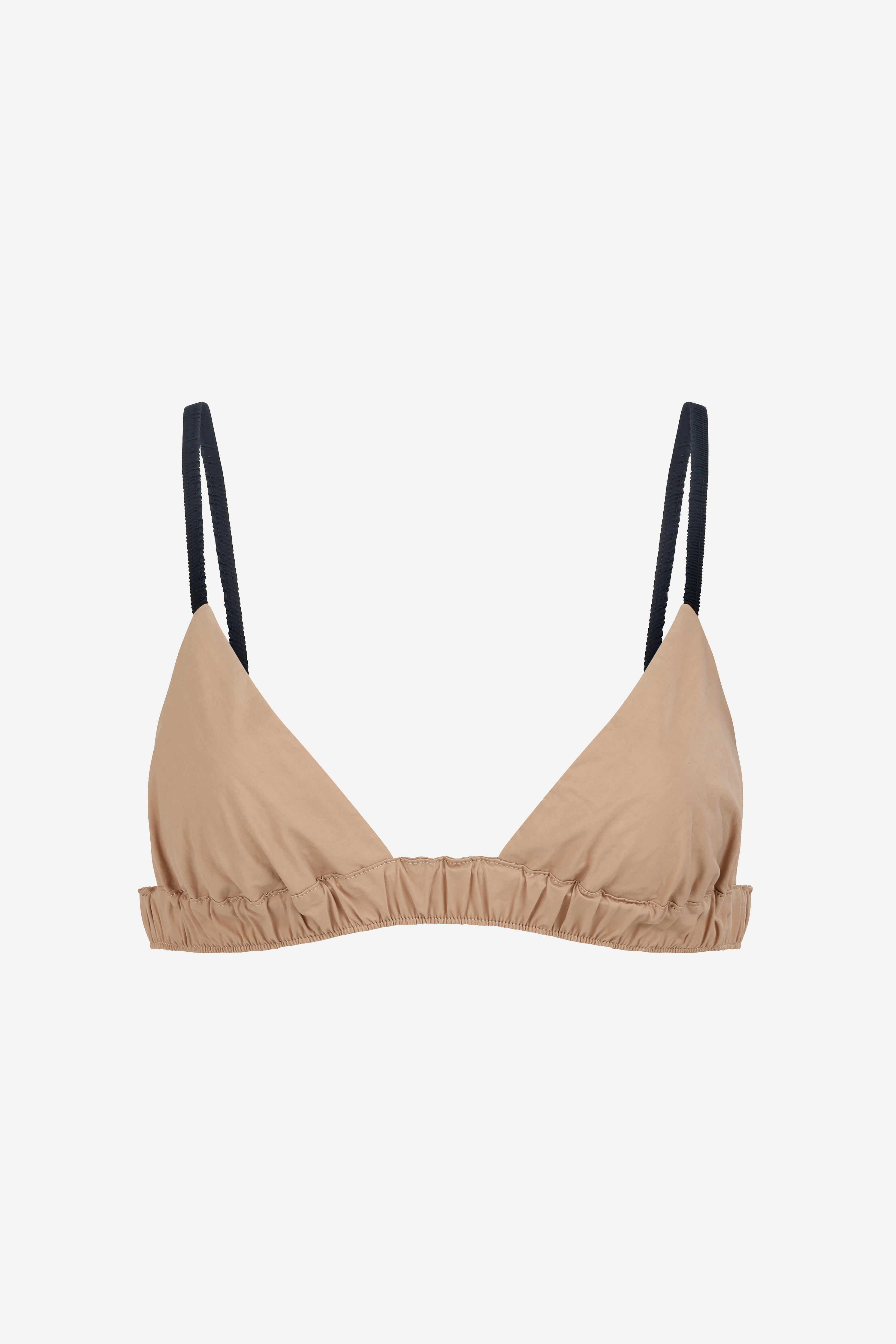The TRIANGLE BRALETTE, Cotton Solids