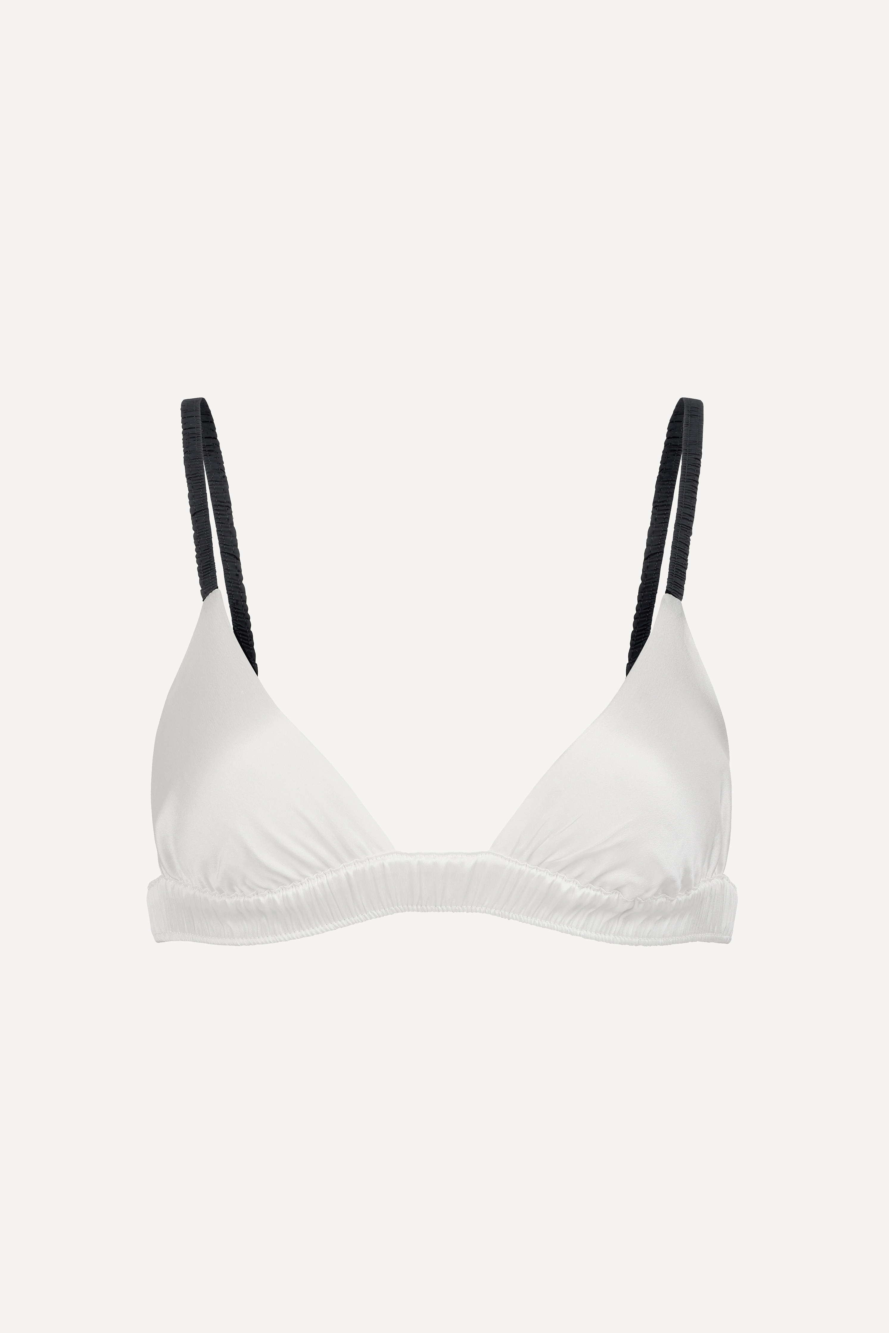 The TRIANGLE BRALETTE, Cotton Solids