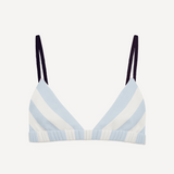 The TRIANGLE BRALETTE, Bedford Stripe