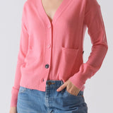 The Wrap CARDIGAN, Cashmere Blend Bubble Pink