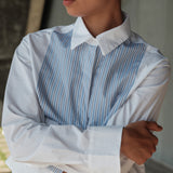 The BIB Shirt, Egyptian Cotton Contrast