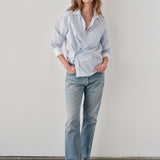 The MEN'S WRAP Shirt, Mixed Stripe Scrappy