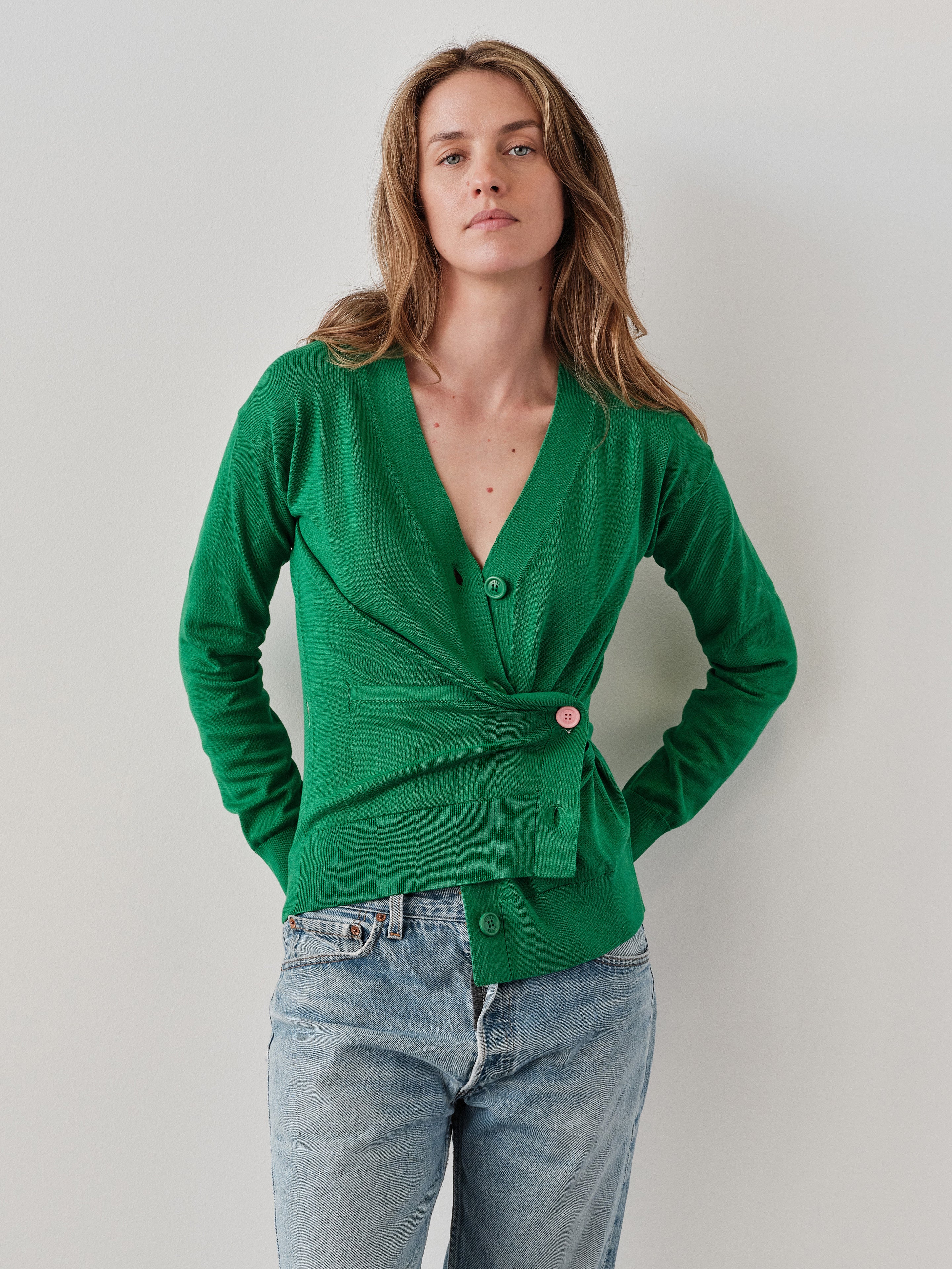 The Wrap CARDIGAN, Primary Cotton Brights
