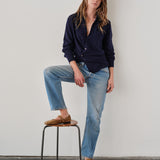 The MEN'S SHIRT SWEATER, Cashmere Blend Navy