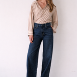 The OVERSHIRT, SANDLINE Stripe