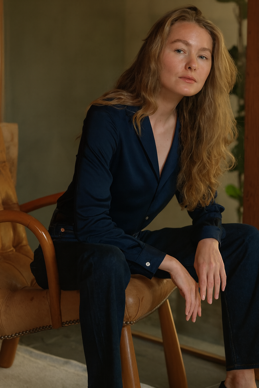 The CLASSIC Blouse, 100% Sueded Silk