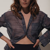 The MEN'S Shirt, Sheer Box Check