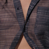 The MEN'S Shirt, Sheer Box Check