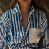 The MEN'S Shirt, Blue Stripes