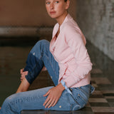 The Wrap CARDIGAN, Pink Salt 12g 100% Cotton