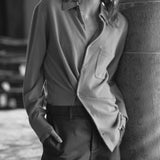 The MEN'S SHIRT SWEATER, Cashmere Blend Camel