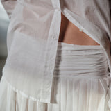 The ANKLE MAXI Skirt, 100% Tissue Cotton Lawn