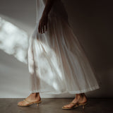 The ANKLE MAXI Skirt, 100% Tissue Cotton Lawn