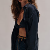 The TRIANGLE BRALETTE, 100% Sueded Silk