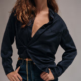 The MEN'S Shirt, 100% Sueded Silk