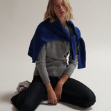 The Wrap CARDIGAN, Heather Grey 100% Cashmere