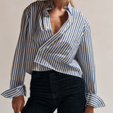 The SHORTY Shirt, Poole Stripe 100% Egyptian Cotton