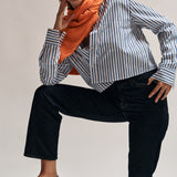 The SHORTY Shirt, Poole Stripe 100% Egyptian Cotton