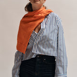 The Wrap CARDIGAN, Orange 12g 100% Cotton
