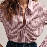 The SHORTY Shirt, Clovelly Stripe 100% Egyptian Cotton