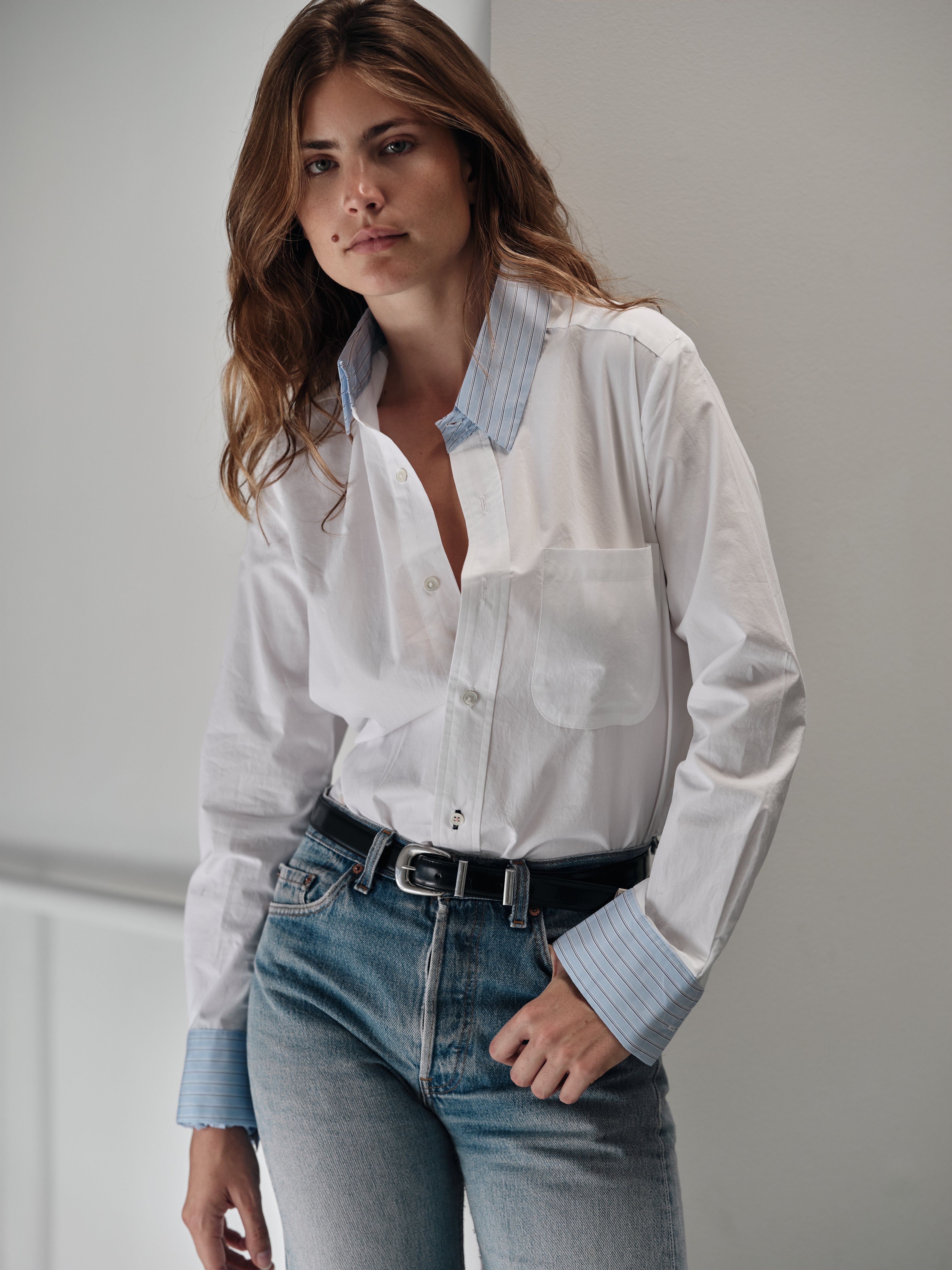 The MEN'S Shirt, Paper Cotton Colorblock