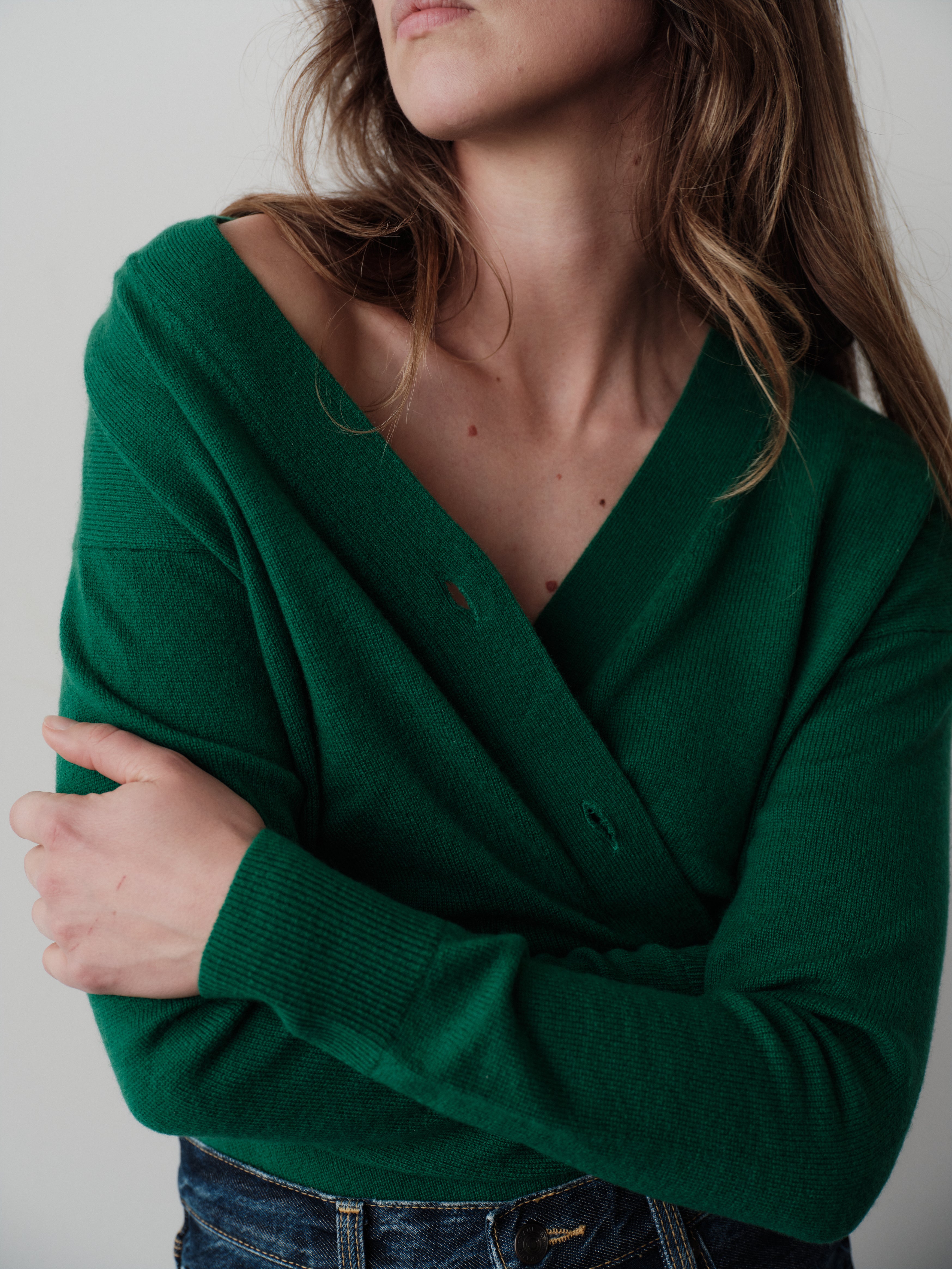 The Wrap CARDIGAN, Grass