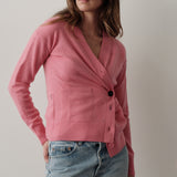 The Wrap CARDIGAN, Bubble Pink Cashmere Blend